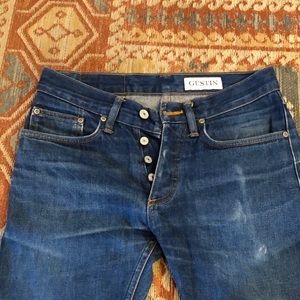 Gustin Selvedge Raw denim *True Indigo* dyed skinny fit 29 x 32 (more like 28)